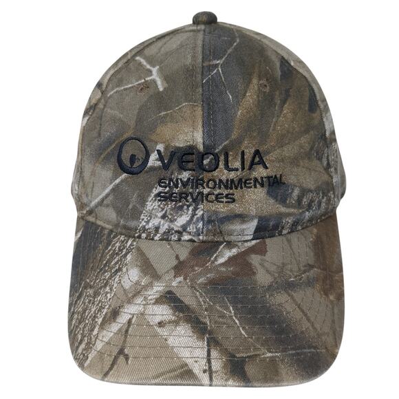 Veolia Environmental Services Strapback Hat Multicolor One Size Camo